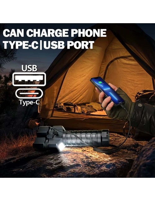 COBA CB-2508 TORCH RECHARGEABLE LED FLASH LIGHT 300M