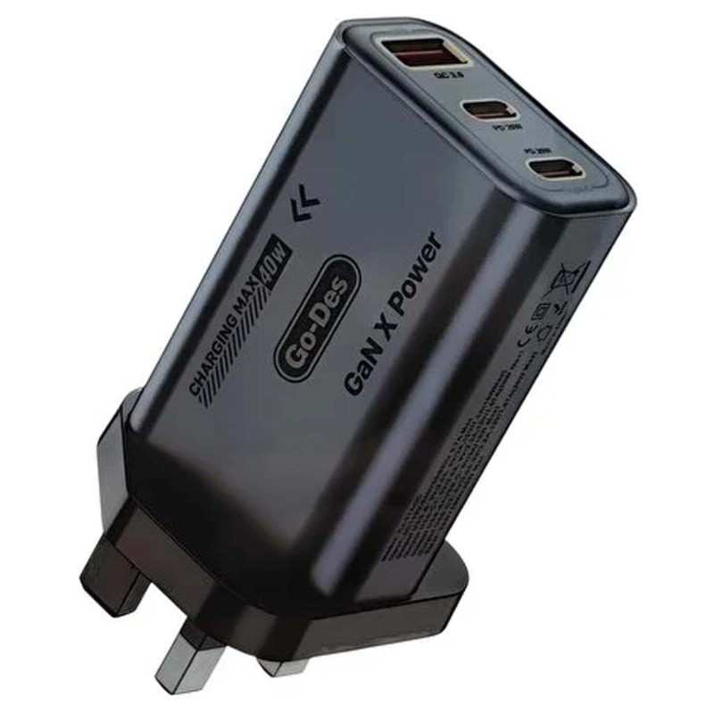 QC3615 3IN1 FAST CHARGING ADAPTOR 40W