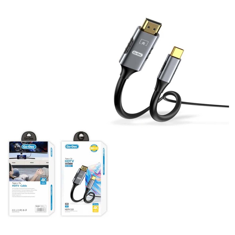 HM813 TYPE C TO HDTV CABLE 1.8M