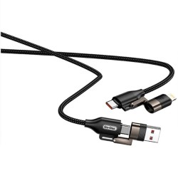 UC831 4IN1 PD MULTI-USB-A + TYPE-C TO TYPE-C + LIGHTNING CHARGING AND DATA CABLE 65W 1.2M