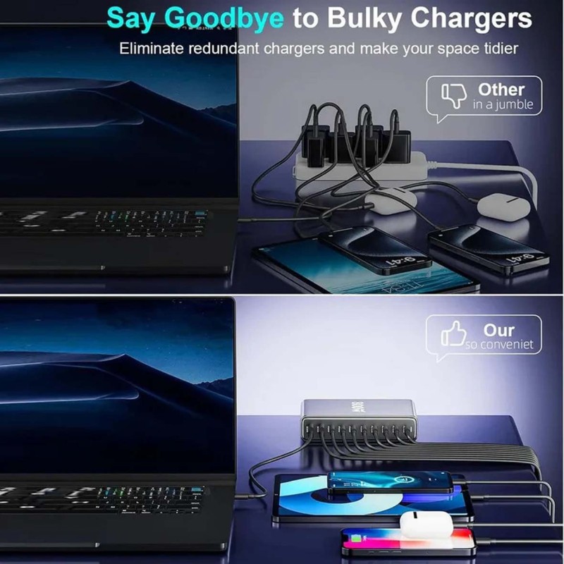 B961 MULTI-PORT DESKTOP CHARGING STATION
