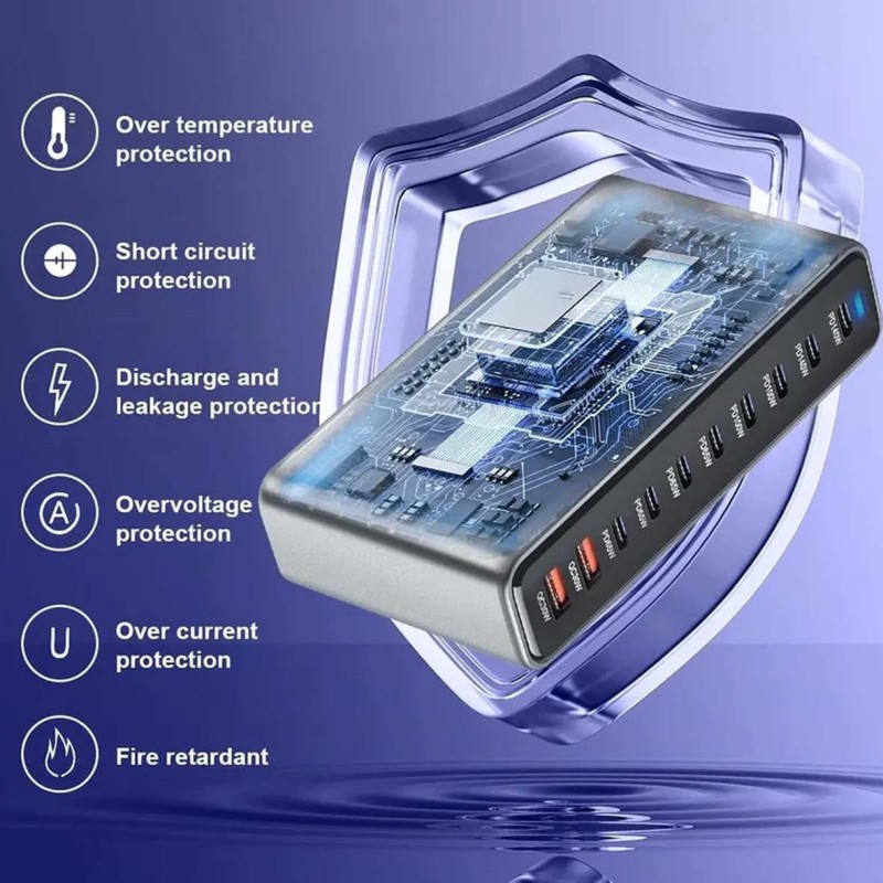 B961 MULTI-PORT DESKTOP CHARGING STATION