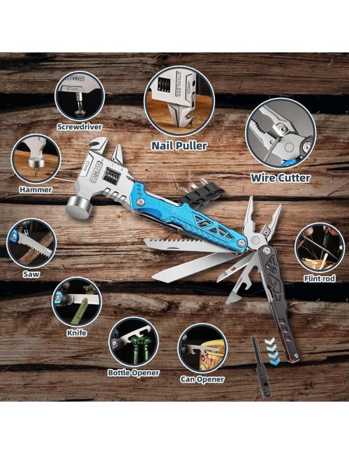 18IN1-MULTI-TOOL عدة متعددة الوظائف (مطرقة، كماشة ومفكات)