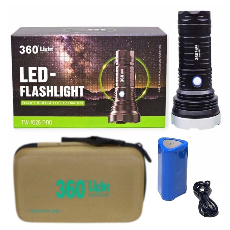 TW-1028 RECHARGABLE TOURCH LIGHT