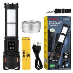 COBA CB-R18 كشاف LED المنيوم قابل شحن مدى 300م