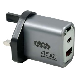 QC3617 DUAL PORT CHARGER 45W
