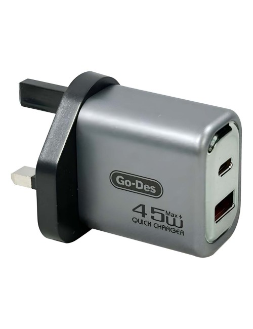 QC3617 DUAL PORT CHARGER 45W