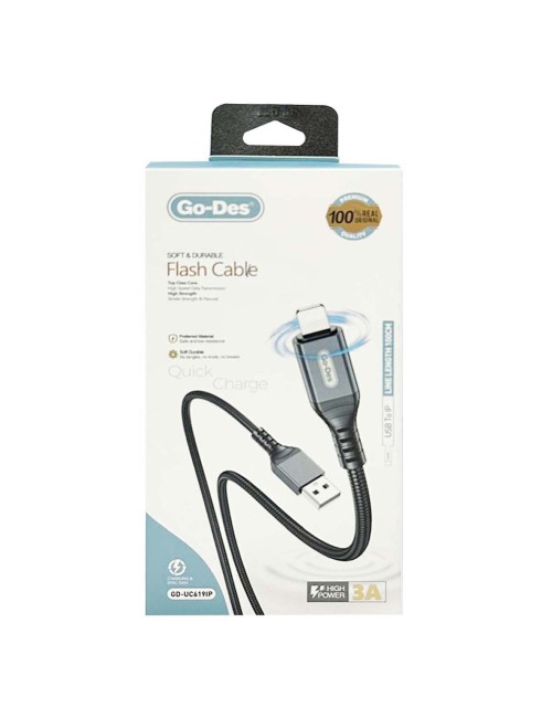 UC619 USB TO LIGHTING CABLE CONNECTION