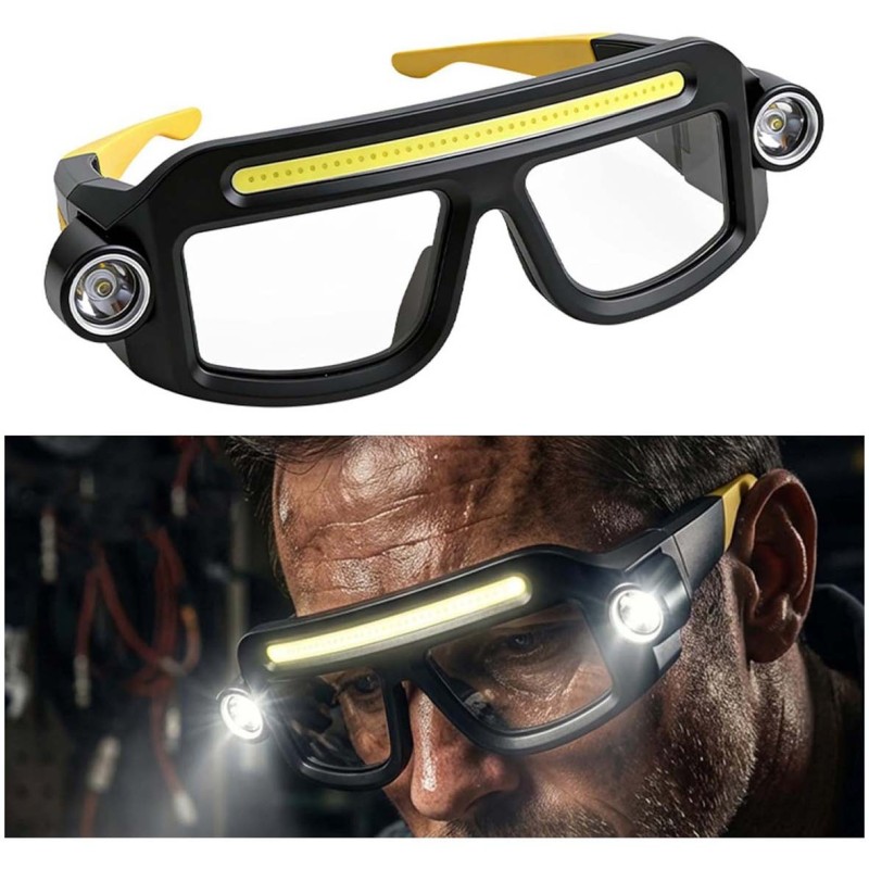 SY5868 RECHARGEABLE LED WORK SAFETY GOGGLES