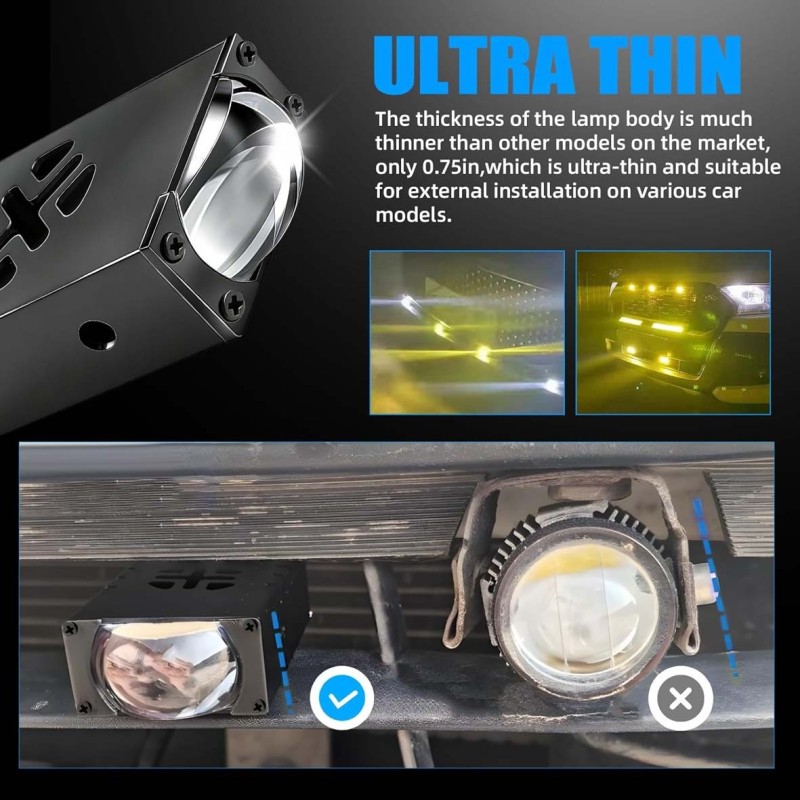 GL-1 FOG LED HEADLIGHT CAR LAMP 1 BEAD SET