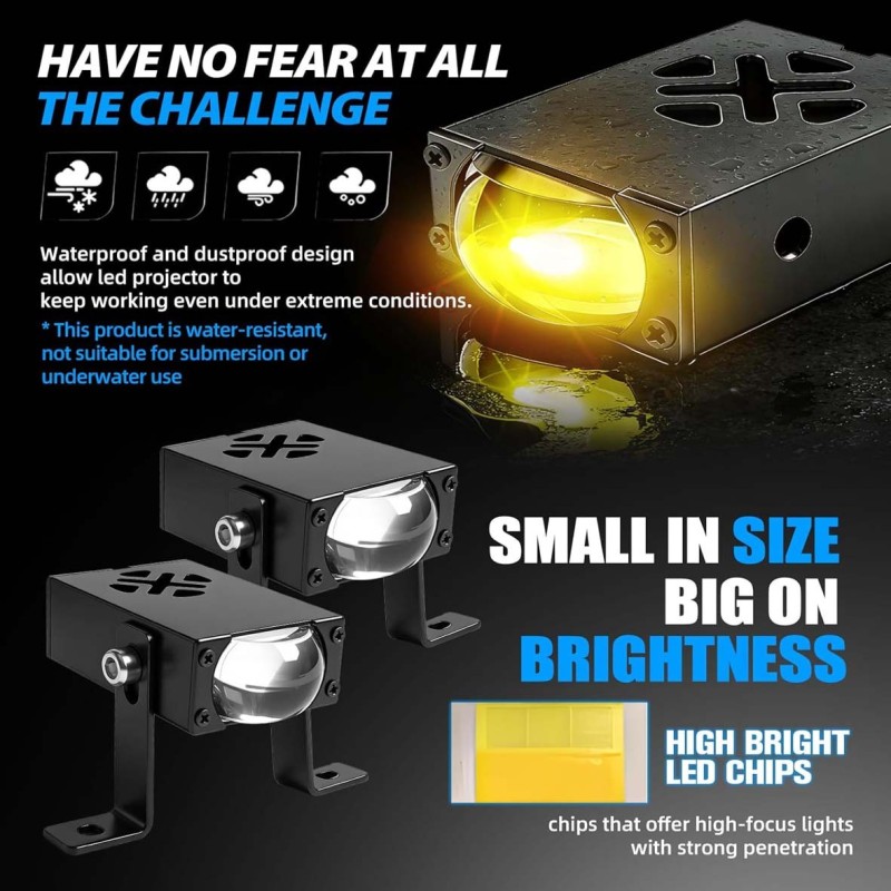 GL-1 1 LED سيارة فوغ لمباة طقم