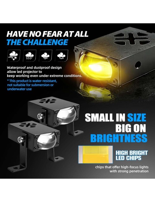GL-1 1 LED سيارة فوغ لمباة طقم