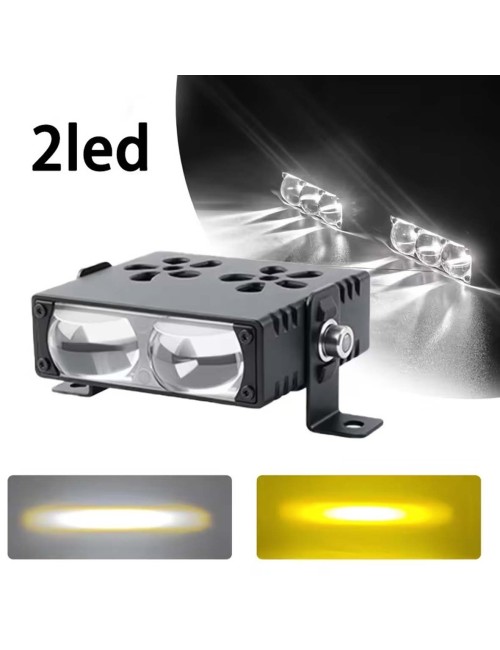 GL-2 FOG LED HEADLIGHT CAR LAMP 2 BEAD SET