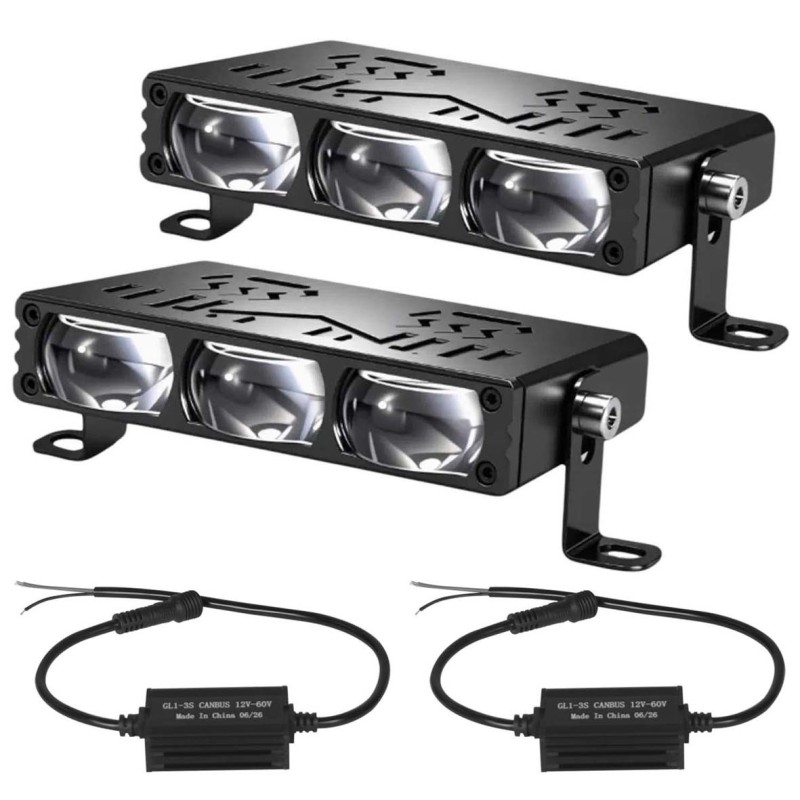 GL-3 FOG LED HEADLIGHT CAR LAMP 3 BEAD SET