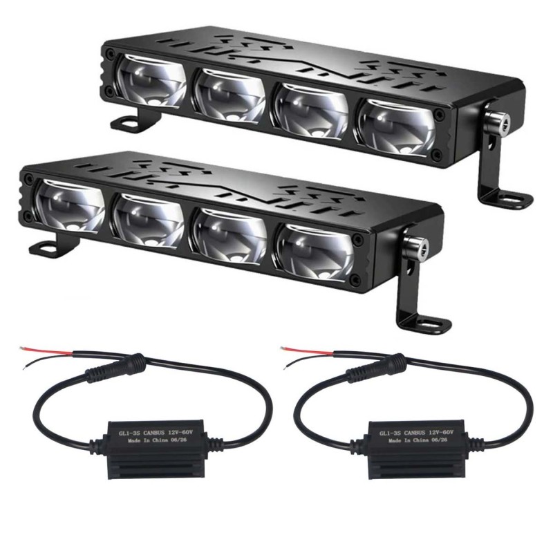 GL-4 FOG LED HEADLIGHT CAR LAMP 4 BEAD SET
