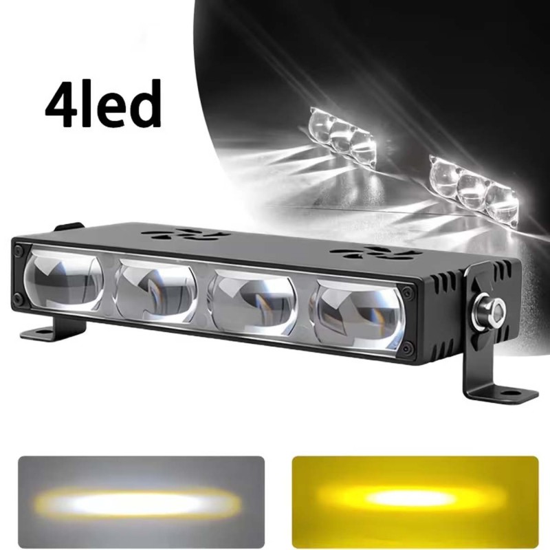 GL-4 FOG LED HEADLIGHT CAR LAMP 4 BEAD SET