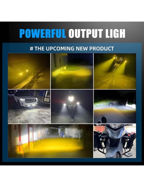 GL-4 FOG LED HEADLIGHT CAR LAMP 4 BEAD SET