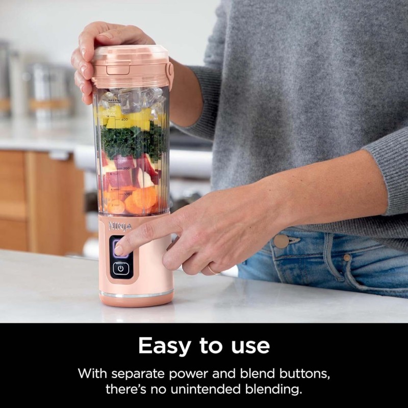 0924-NINJA BLAST PORTABLE BLENDER,LEAK PROOF LID & SMOOTHIE BLENDER