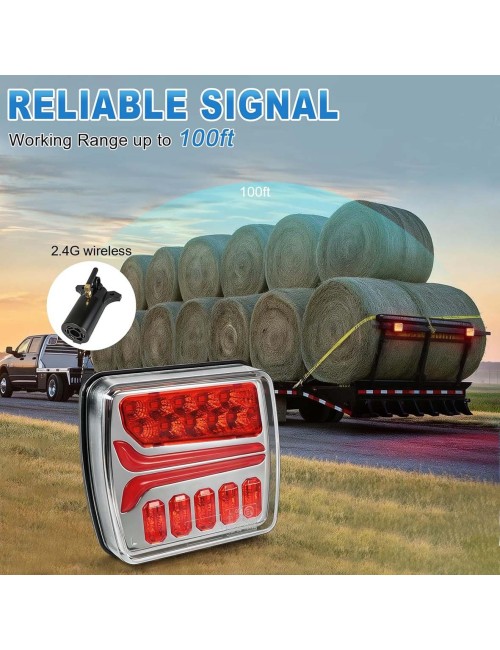 T212 WIRELESS TRAILER LIGHT KIT USA MODEL
