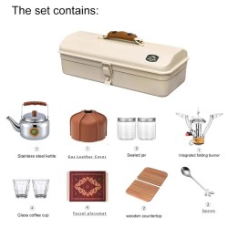 IT-CP5001 CAMPING FAMILY TEA SET BOX WITH UNIQUE SESIGN