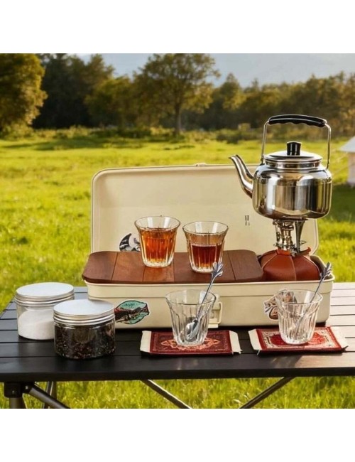 IT-CP5001 CAMPING FAMILY TEA SET BOX WITH UNIQUE SESIGN