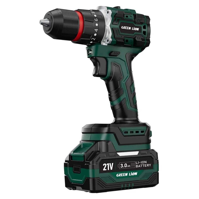 GNGD12CODRGN CORDLESS HAMMER DRILL 2BATTERIES 21V