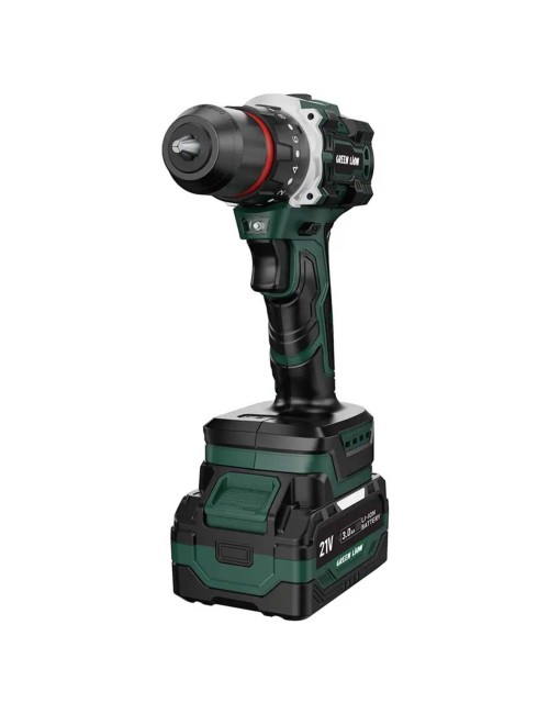 GNGD12CODRGN CORDLESS HAMMER DRILL 2BATTERIES 21V