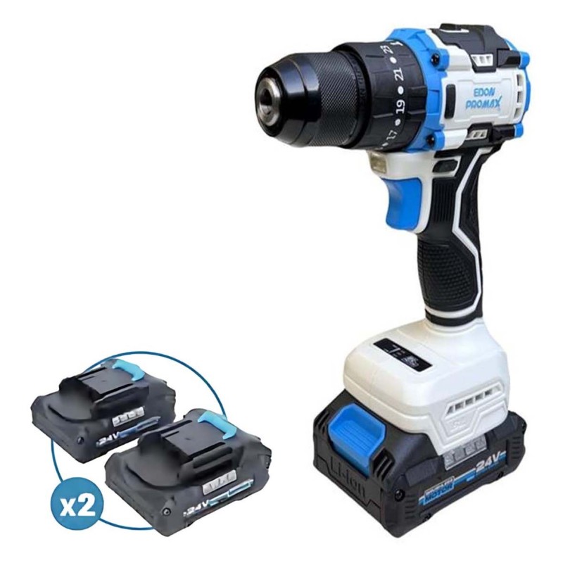 EMP-24A EDON 24V 10MM دريل باتري 24 فولت 2 بطارية