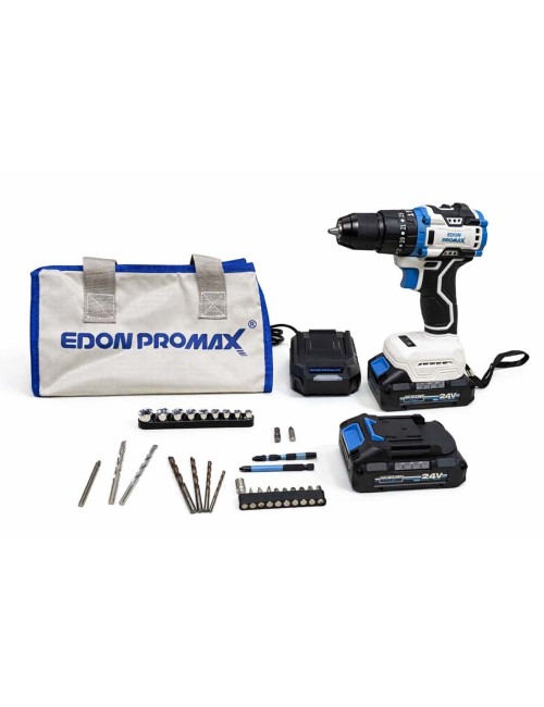 EMP-24A EDON 24V 10MM دريل باتري 24 فولت 2 بطارية