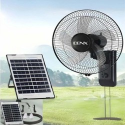 DENX DX2624 12V مروحة طوفة شمسية مع لمبة