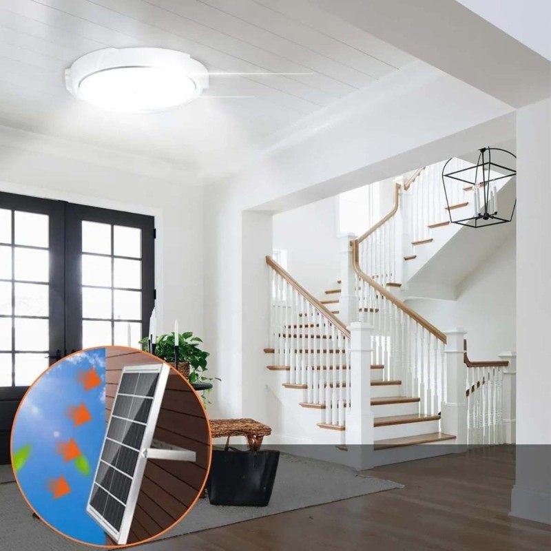 ECOPOWER - 200 W كشاف سقف طاقة شمسية