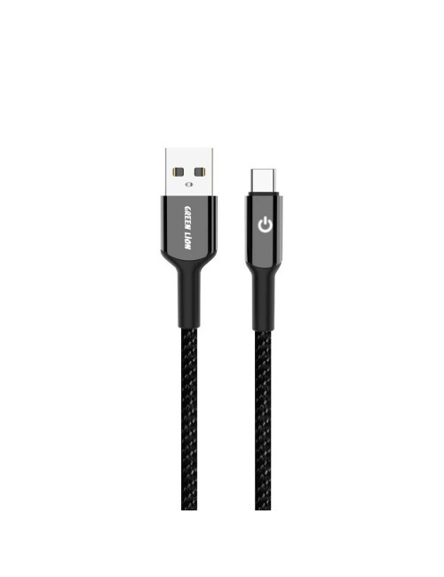 GNBRUA2UCBK GREEN LION USB-A TO USB-C 18W كيبل شحن 1 متر