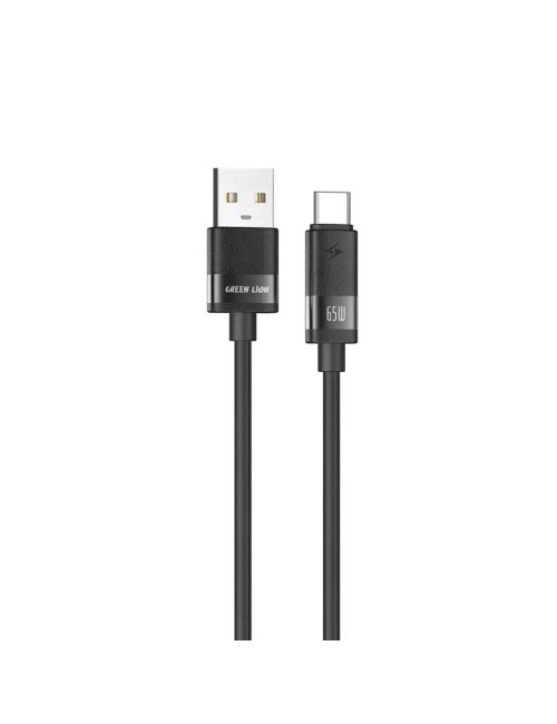 GNMTSA2C1MBK SILICONE CABLE USB-A TO USB-C 65W - BLACK