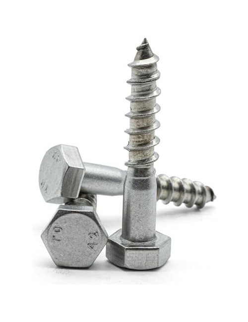 برغي تلفون 1/4"×25 6ملي جلفنايز TWN