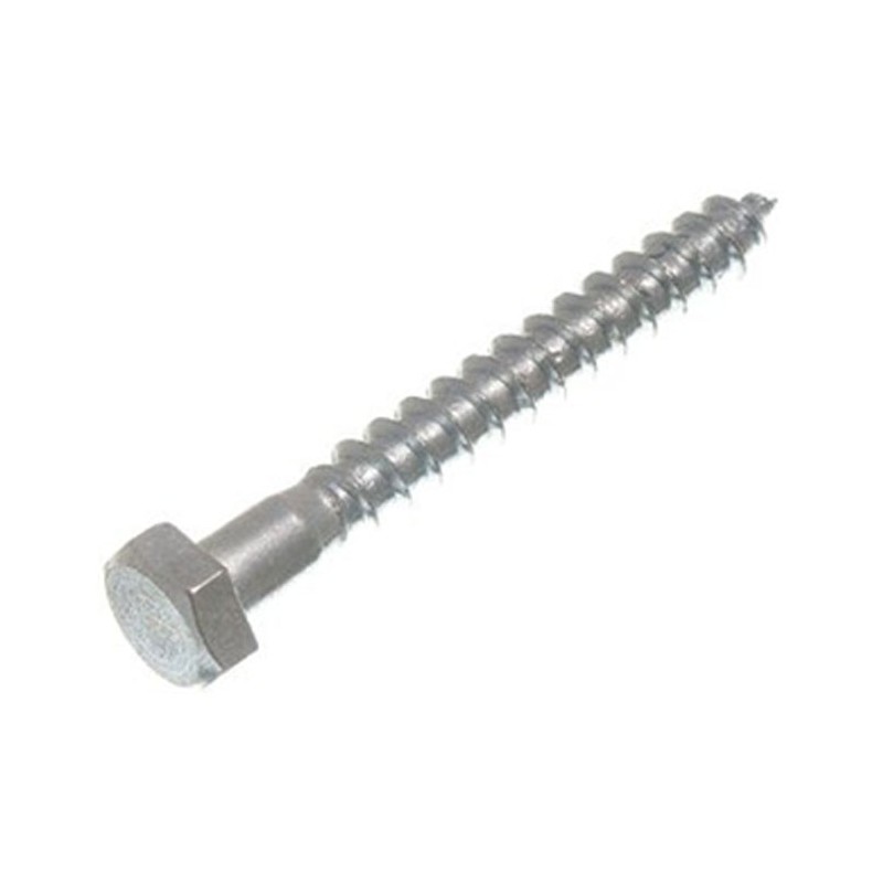 برغي تلفون 1/4"×40 6ملي جلفنايز TWN