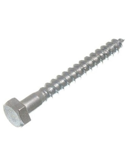 برغي تلفون 1/4"×40 6ملي جلفنايز TWN
