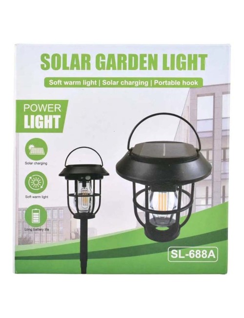 ECOPOWER SL-688A-3-IN-1 كشاف حديقة طاقة شمسية