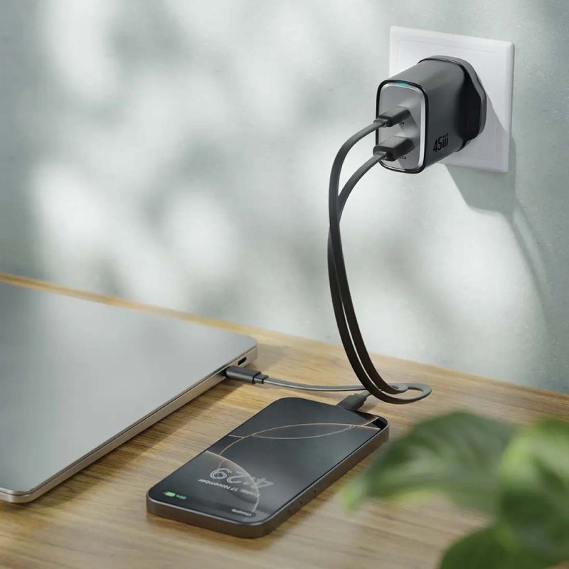GNS45CAUKTCBK CHARGER 45W