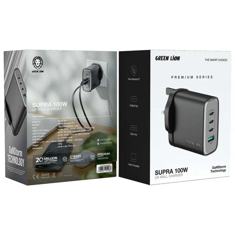 GN1003X1AUKBK CHARGER 100W