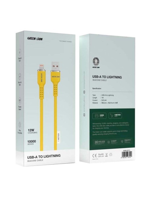 GNSILNATLYL GREEN LION USB-A TO LIGHTNING كيبل شحن