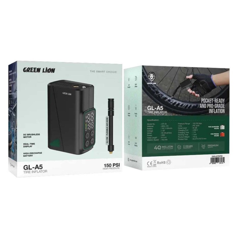 GNGLA5TINFBK TIRE INFLATOR -BLACK