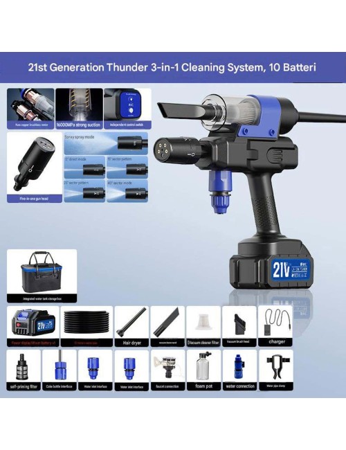 BF-020CORDLESS PRESSURE WASHER WITH 21V LARGE CAPACITY BATTERY