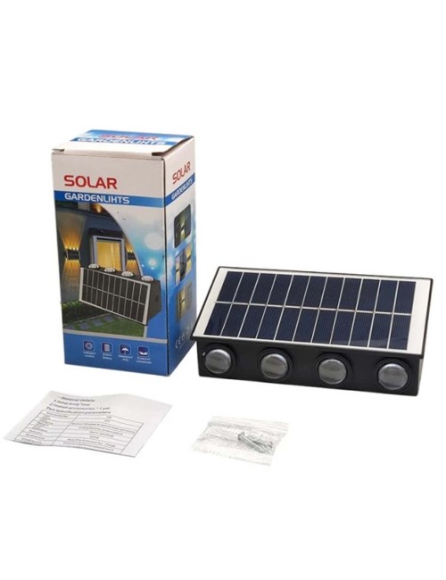ECOPOWER - 4 EYE UP/DOWN كشاف حديقة طاقة شمسية طوفة
