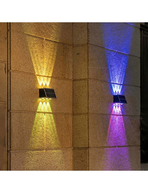 ECOPOWER-SOLAR WALL LED COB LIGHT DUAL DIRECTION 3EYE