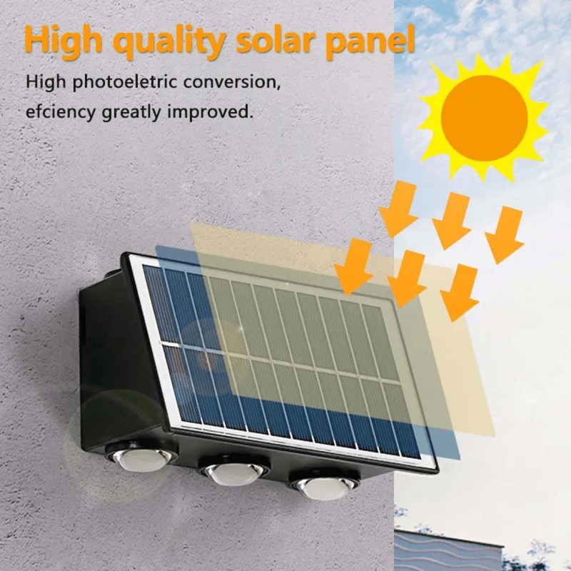ECOPOWER - 3 EYE UP/DOWN كشاف حديقة طاقة شمسية طوفة