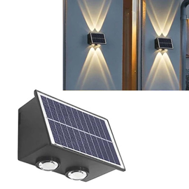 ECOPOWER-SOLAR WALL LED COB LIGHT DUAL DIRECTION 2EYE