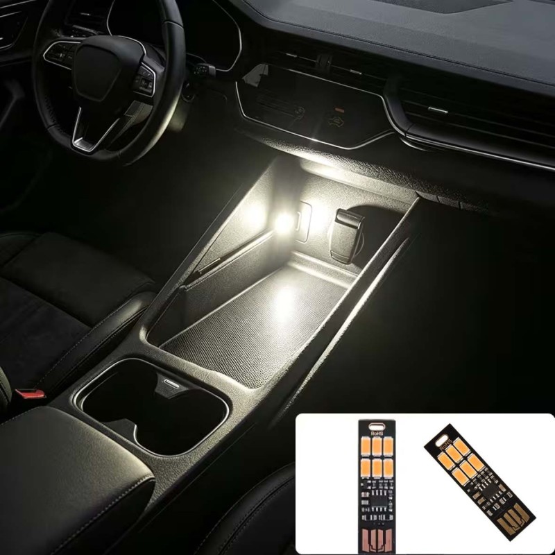 T10-USB-6SMD-5730-Y PCB DURABLE MINI LED LAMP STICK YELLOW