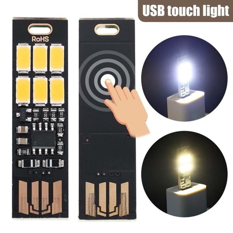 T10-USB-6SMD-5730-Y لمبة LED اصفر صغير