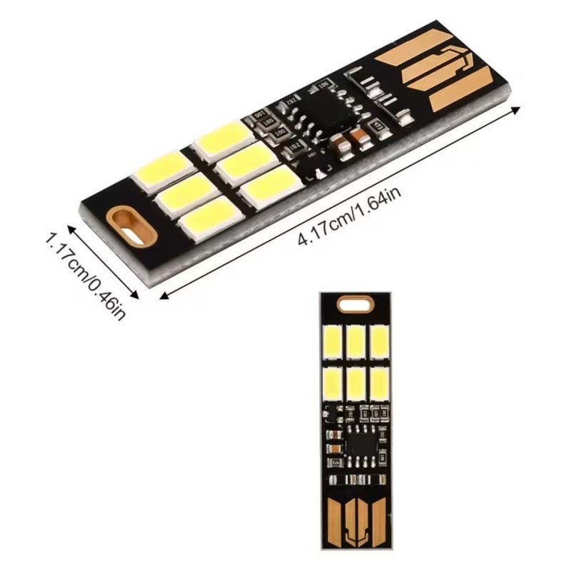 T10-USB-6SMD-5730-Y لمبة LED اصفر صغير