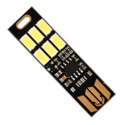 T10-USB-6SMD-5730-Y لمبة LED ابيض صغير